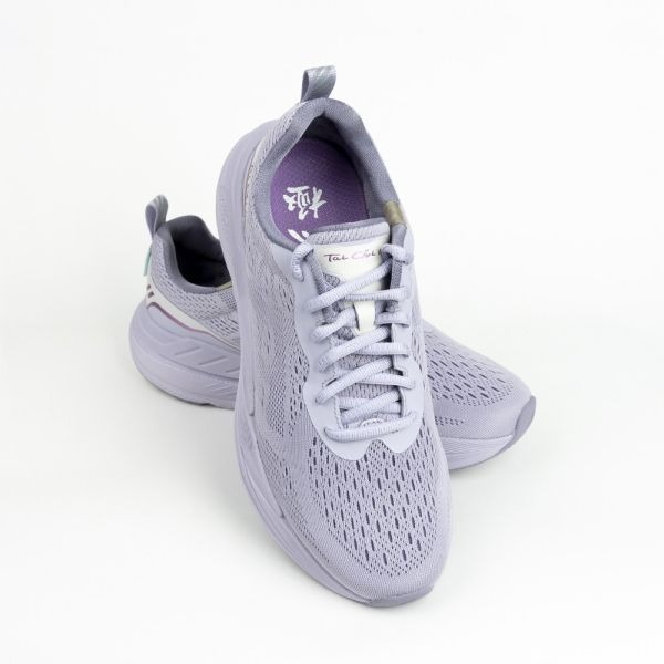 【里享】USTINI 我挺你健康鞋 豹豹極地鞋 (極地x接地氣) 女款-新款 紫灰豹-贈推手鞋墊+收納鞋袋-細節圖2