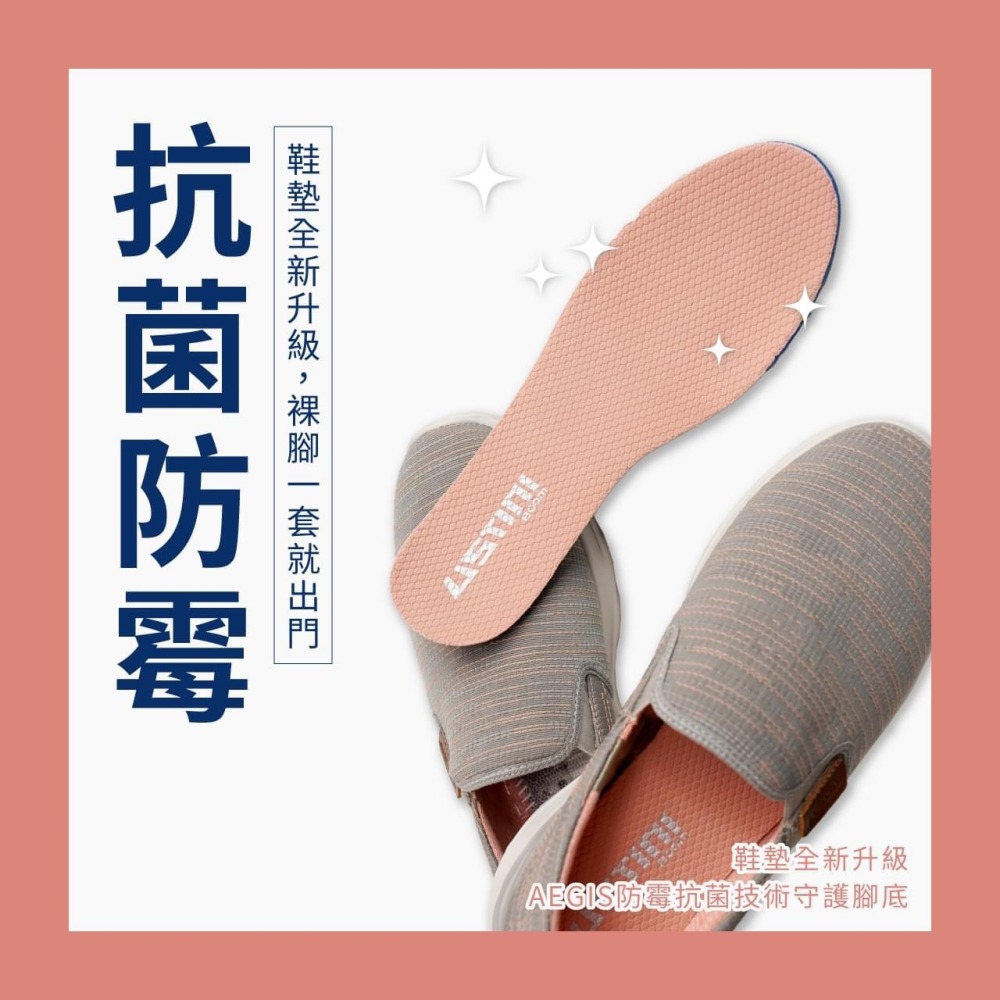 【里享】現貨 USTINI 我挺你健康鞋 漂浮走走鞋 2024新款-無綁帶-送排靜電襪+收納鞋袋-全新公司貨-細節圖3