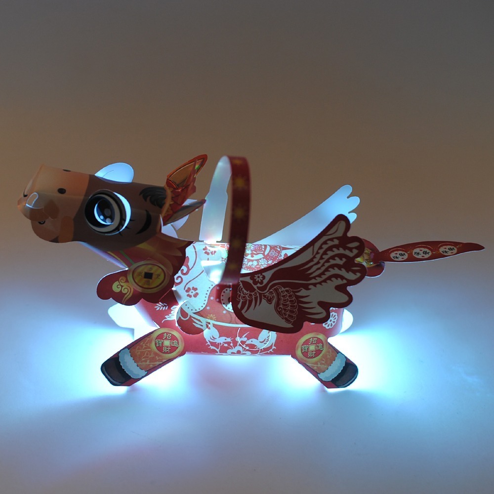 【晨豐商行】2026台灣燈會燈籠 (如意馬) LED 馬年小提燈.大小-細節圖4