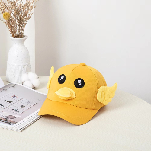 療癒系黃色小鴨-Rubber Duck 【黃色小鴨帽子】可愛爆款黃色小鴨球帽/(50~54cm)球帽