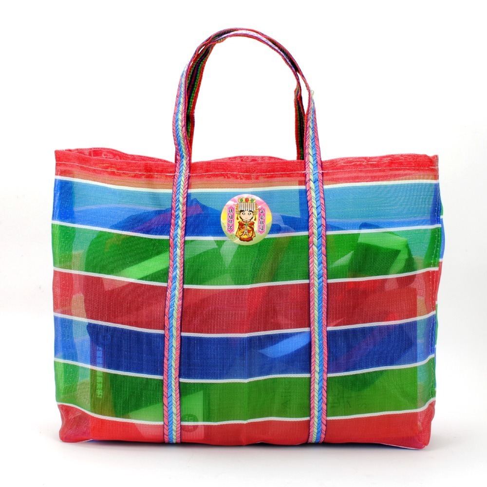 【晨豐商行】媽祖保佑/平安賜福/茄芷尼龍袋/MIT阿嬤袋/媽祖袋9種尺寸(媽祖保佑茄芷手提袋)-細節圖5