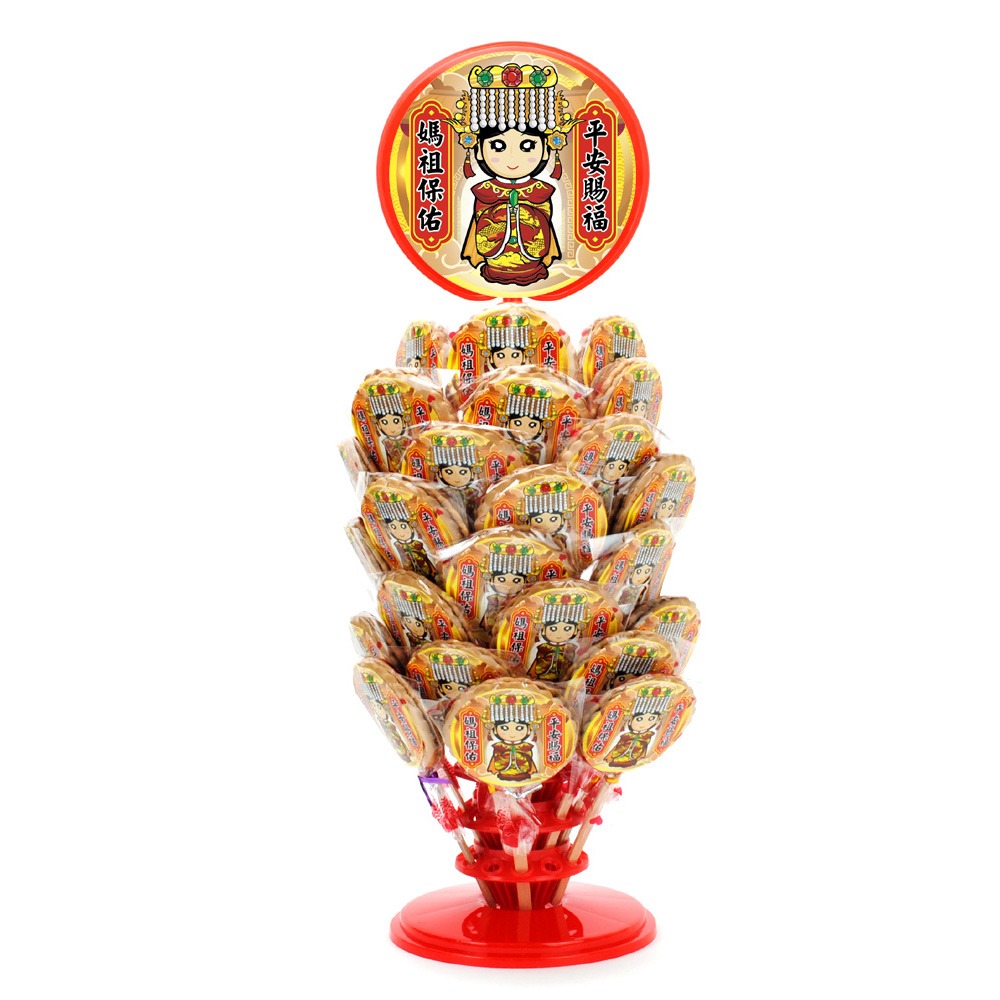 【晨豐商行】媽祖最愛/招財麥芽餅/步步高升高塔/拜拜首選/呷平安/媽祖平安餅/古早味麥芽餅媽祖麥芽餅高塔30入.60入-規格圖2