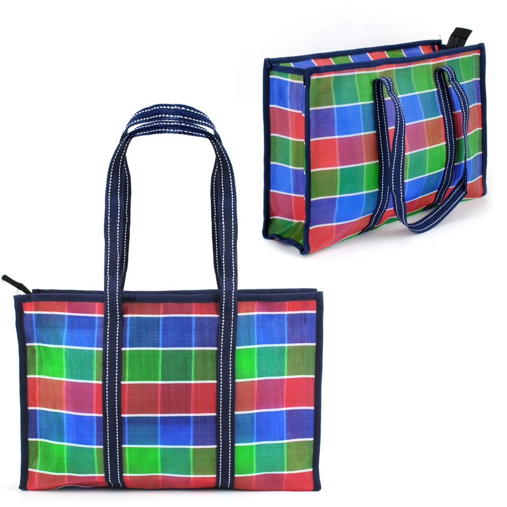 【晨豐商行】台灣LV包的-拉鍊手提肩背茄芷袋/天天袋/帆布袋/購物袋/買菜袋(拉鍊手提肩背茄芷袋大款.中款)-細節圖4