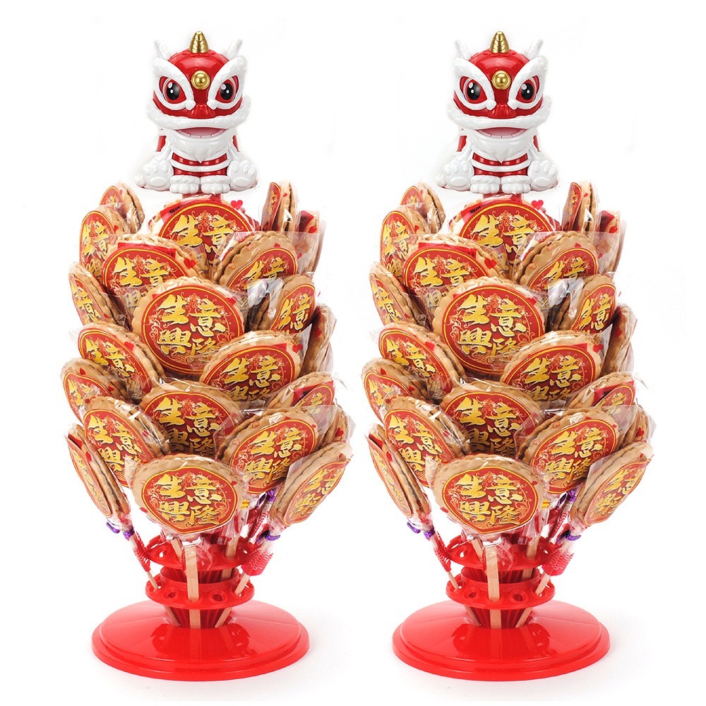 生意興隆60入麥芽餅高塔-雙座