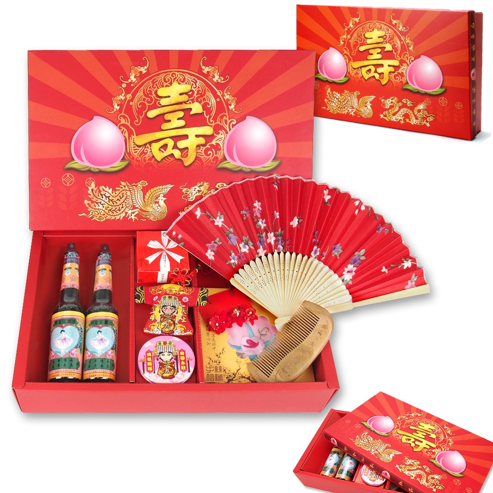 【晨豐商行】媽祖拜拜大禮盒/祭拜神明/天上聖母/拜神用品/七娘媽/媽祖祭拜/胭脂水粉/祝生娘娘(媽祖大禮盒A套餐)-規格圖3