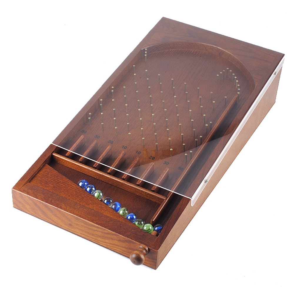 【晨豐商行】復古手工木製彈珠台/特大彈珠檯遊戲(台灣製造)無須組裝(特大手工木製彈珠台送彈珠包)限宅配-細節圖3