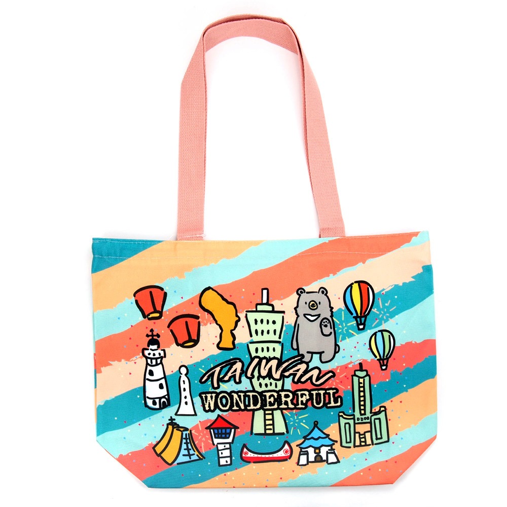 【晨豐商行】●台灣製造 棉布袋●台灣LV包的-台灣棉布手提袋輕巧好提耐重實用、台灣棉布袋．手提袋-規格圖6