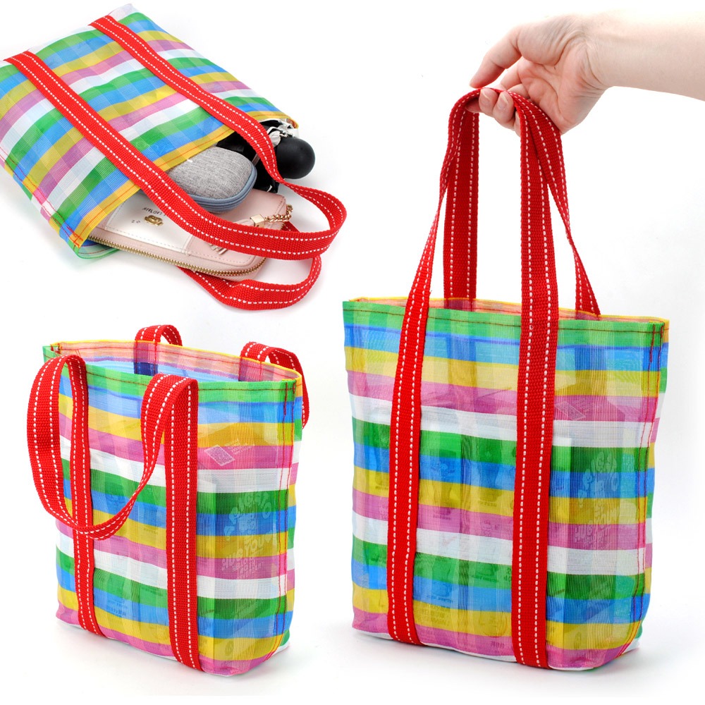 【晨豐商行】台灣LV包的-彩虹天使手提茄芷袋 臺灣 lv 茄芷袋.精品級 /天天袋/帆布袋/購物袋-細節圖3