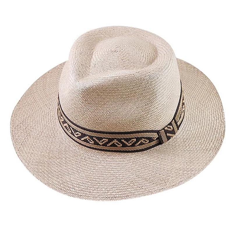 【晨豐商行】純手工三角藺草/苑裡藺草帽/咖啡色經典緞帶/國寶手工編織藺草/超細緻 巴拿馬帽 -台灣製(限宅配)-細節圖2