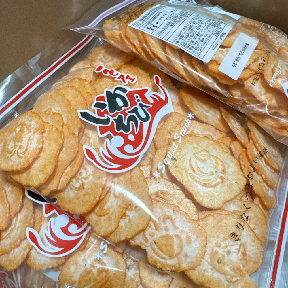 小怪獸日本代購🌸現貨+預購 名古屋蝦餅 一色屋 魷魚仙貝 魷魚餅乾 魷魚 造型 仙貝 米餅 蝦餅 愛知 魷魚餅乾 特產-細節圖3