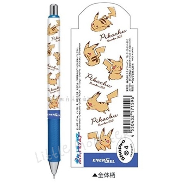 小怪獸日本代購🌸現貨 日本製 飛龍原子筆 PENTEL 圓珠筆 黑筆 energel 史努比 嚕嚕米 麵包小偷-規格圖2