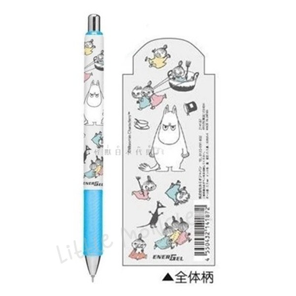 小怪獸日本代購🌸現貨 日本製 飛龍原子筆 PENTEL 圓珠筆 黑筆 energel 史努比 嚕嚕米 麵包小偷-規格圖2