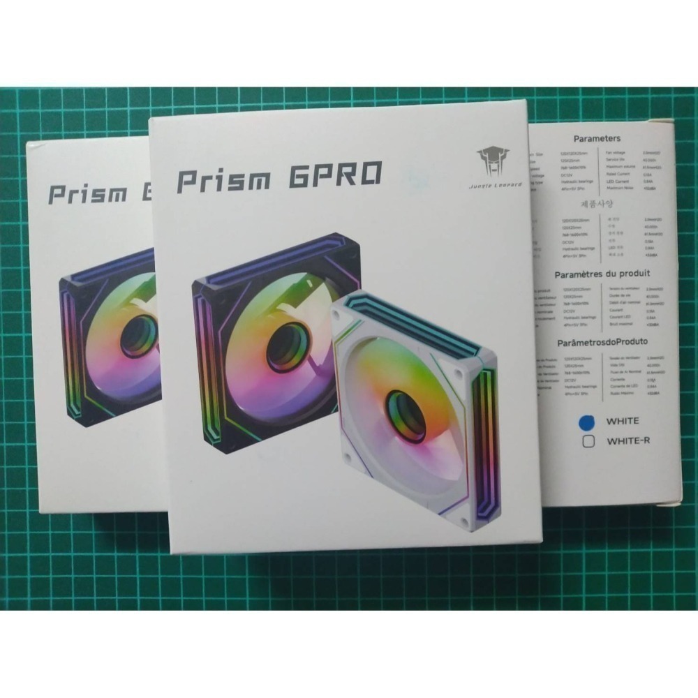 稜鏡6pro三面無限鏡12CM風扇神光同步5V3針ARGB PWM幻彩温控機殼静音風扇-細節圖2