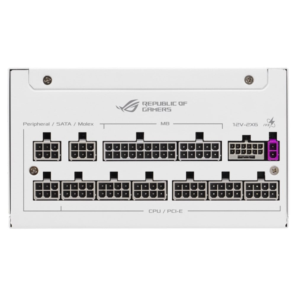 ASUS 華碩 ROG-STRIX-1000W-GAMING-WHITE朝競白 白金全模組 ATX3.1 電源供應器-細節圖2