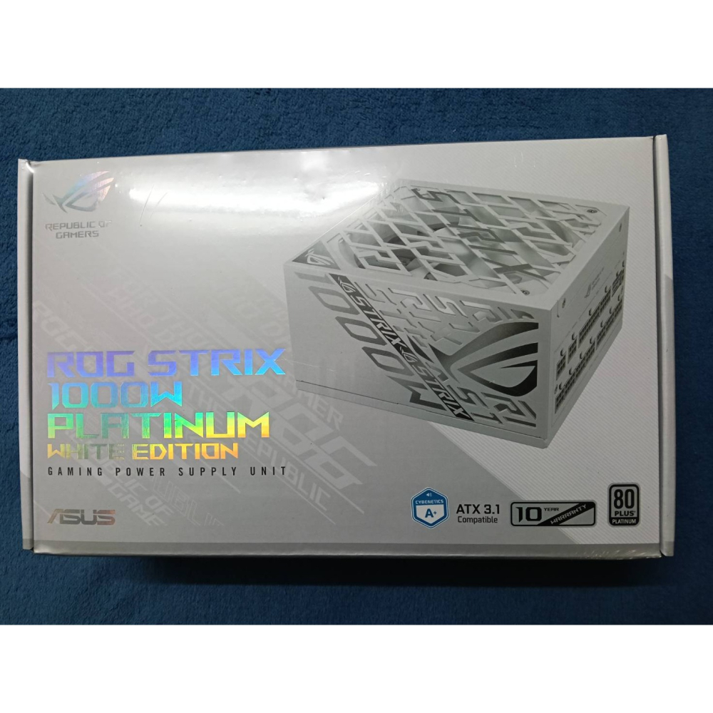 ASUS 華碩 ROG-STRIX-1000W-GAMING-WHITE朝競白 白金全模組 ATX3.1 電源供應器-細節圖4