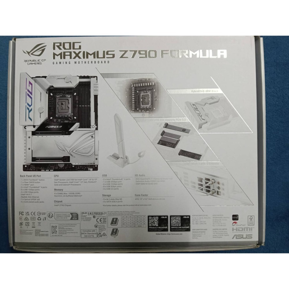 華碩 ROG MAXIMUS Z790 FORMULA 主機板(D5) 主機板 1700腳位-細節圖2