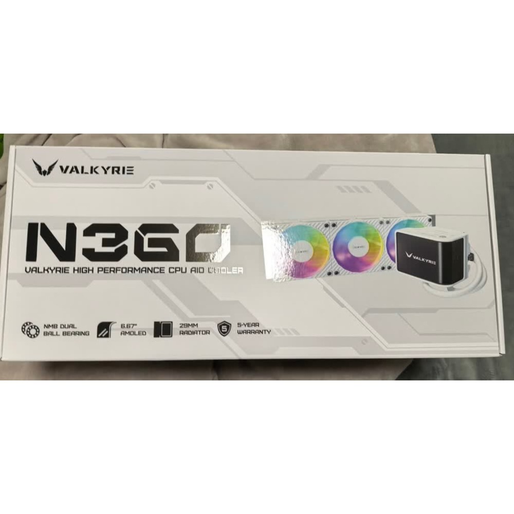 VK N360 WHITE VK 一体式CPU水冷散热器 6.67吋AMOLED曲面屏-細節圖2