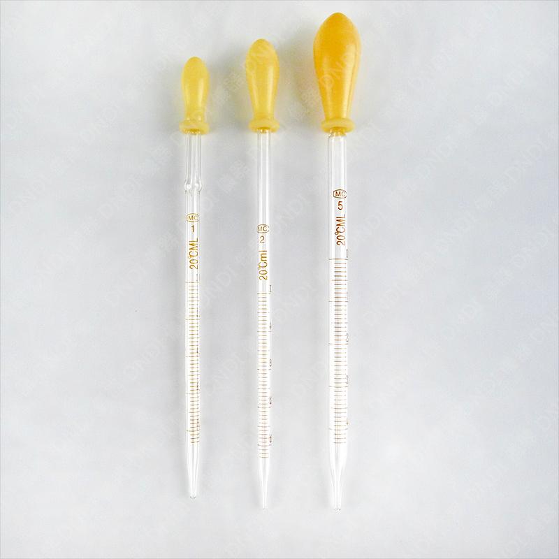 【DNDI儀器】玻璃刻度滴管-附乳膠帽『含稅附發票』實驗室器材 玻璃刻度滴管 玻璃量管 塑膠滴管 橡膠帽 矽膠帽-細節圖2