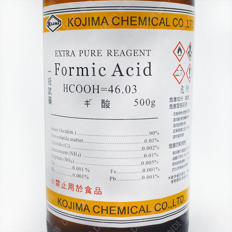 【DNDI儀器】蟻酸 500g 甲酸 試藥一級 試藥級『含稅附發票』 實驗用藥品 教學試劑-細節圖2