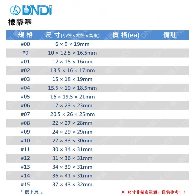 【DNDI儀器】橡膠塞#00~#13賣場 無孔橡膠塞『含稅附發票』實驗室器材 橡皮塞 矽膠塞  試管塞 軟木塞-細節圖3