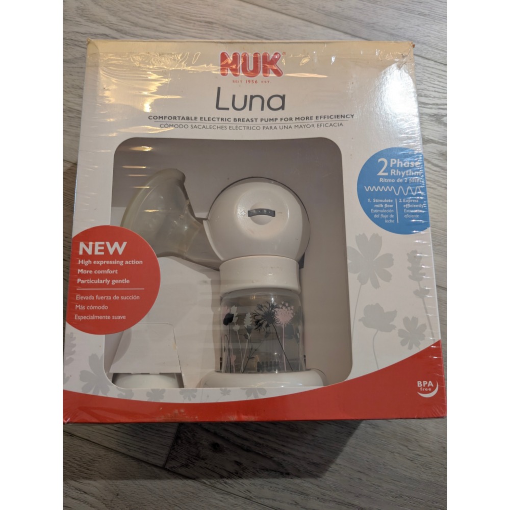 NUK 電動吸奶器 再多送一套配件 德國 哺乳 育嬰-細節圖2