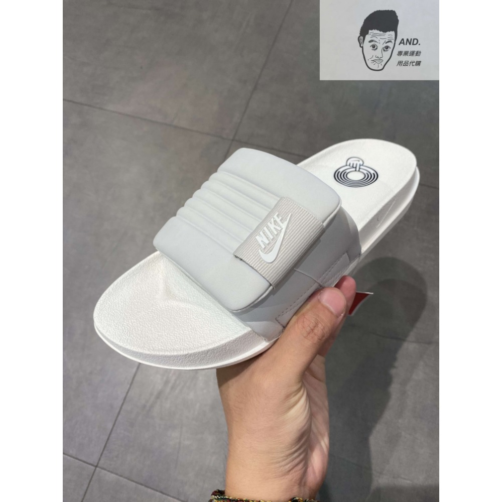 【AND.】NIKE OFFCOURT ADJUST 魔鬼氈 可調 運動拖鞋 女款 白/黑 DV1033-001/002-細節圖2