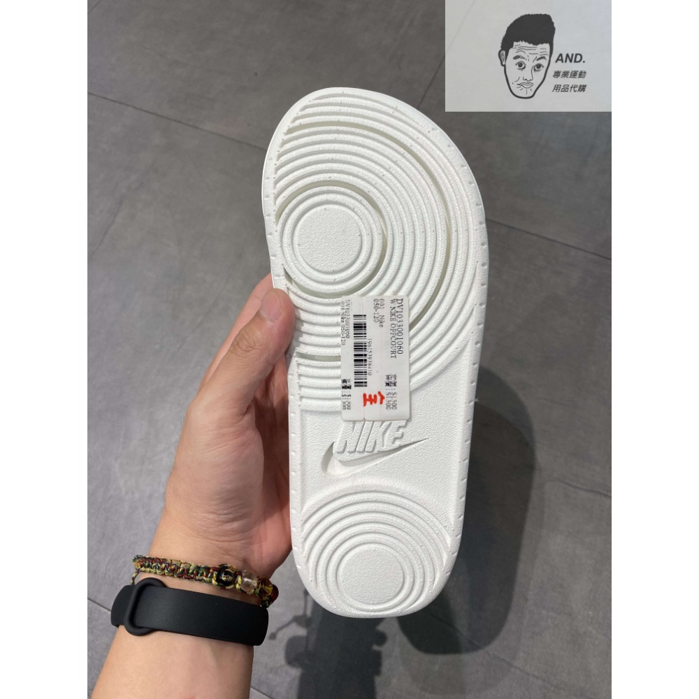 【AND.】NIKE OFFCOURT ADJUST 魔鬼氈 可調 運動拖鞋 女款 白/黑 DV1033-001/002-細節圖3