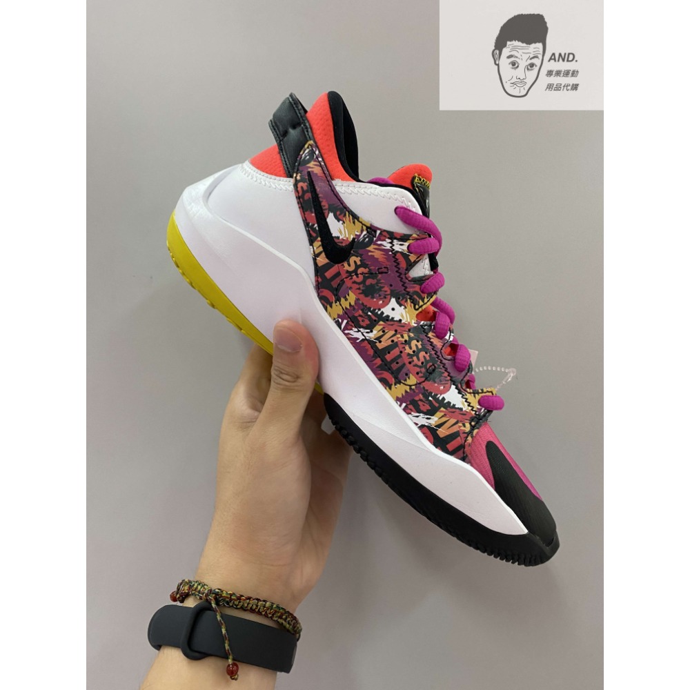 【AND.】現貨 NIKE FREAK 2 PE 粉橘 字母哥 運動 籃球鞋 大童 女款 CT4592-100-細節圖3