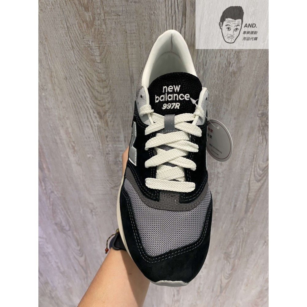 【AND.】NEW BALANCE 997R 麂皮 復古 休閒 男女款 灰/藍/黑 U997RHA/B/C-細節圖6