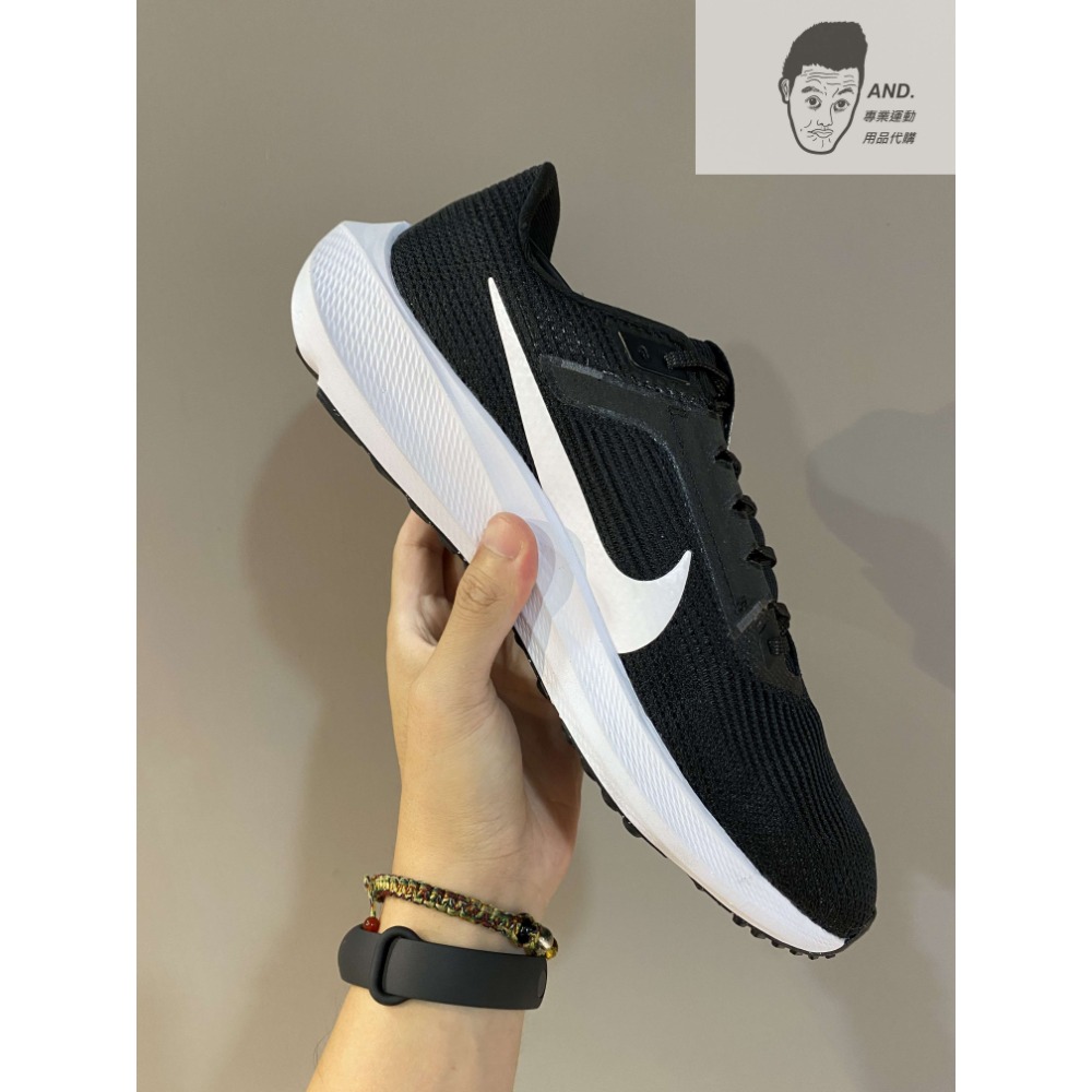 【AND.】NIKE AIR ZOOM PEGASUS 40 小飛馬 慢跑 男款 黑/白 DV3853-001/102-細節圖6