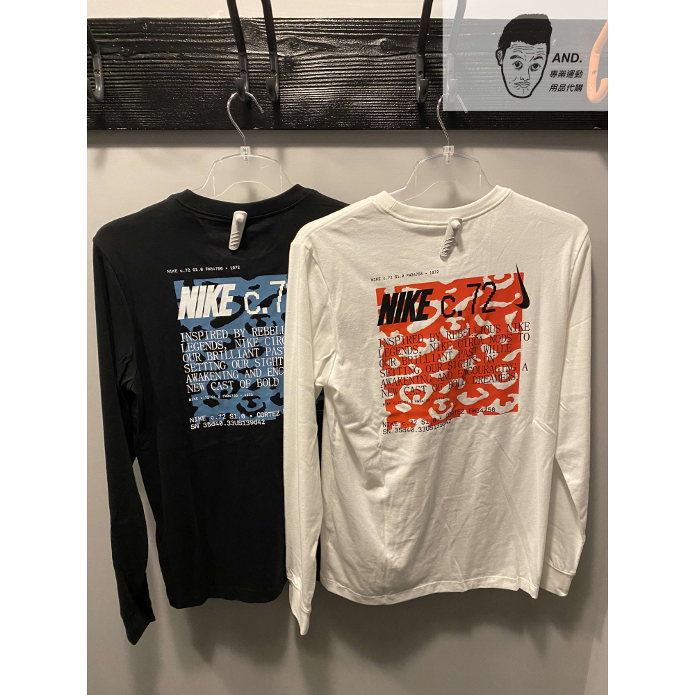 【AND.】NIKE AS M NSW TEE LS CIRCA 喬丹 運動 長袖 男款 DZ2897-010/100-細節圖2