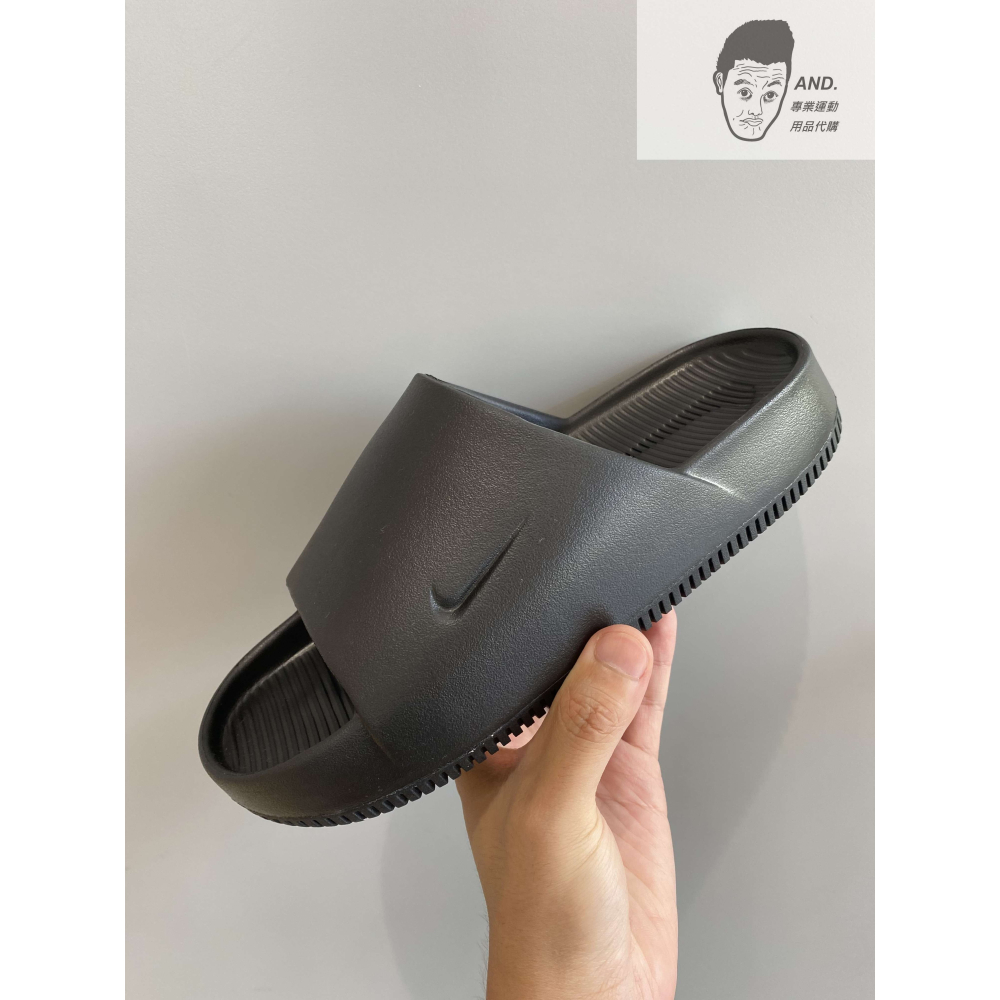 【AND.】NIKE CALM SLIDE 防水 拖鞋 男女款 黑/白/奶茶 FD4116-001/100/200-細節圖2