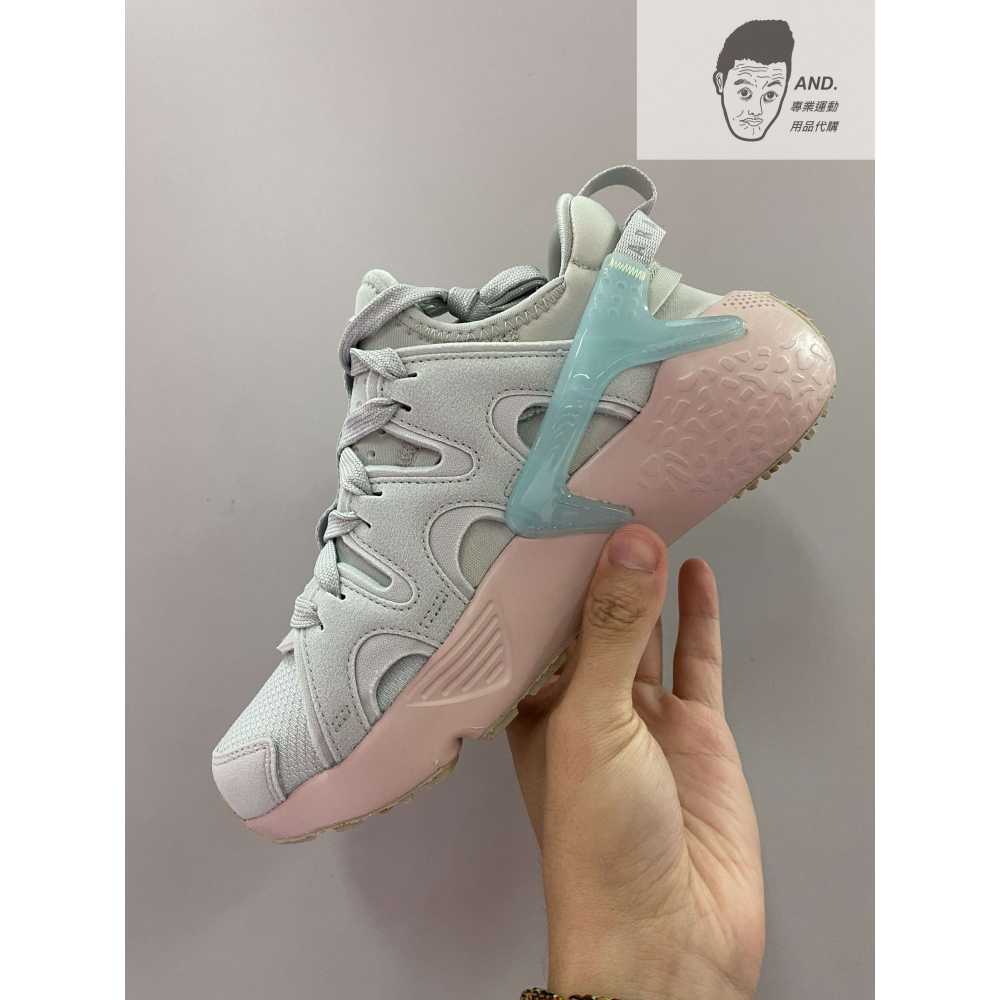 【AND.】NIKE AIR HUARACHE CRAFT 休閒 運動 復古 女款 白/灰藍 DQ8031101/002-細節圖4