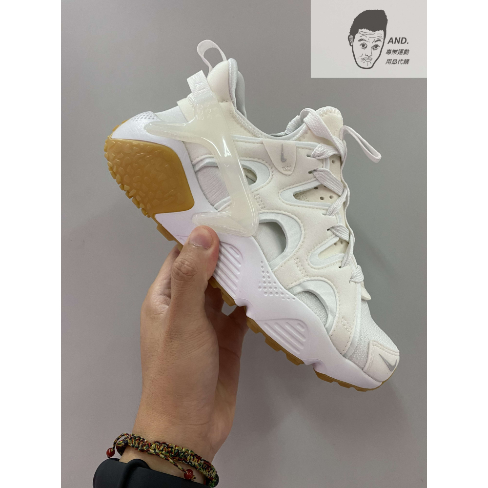 【AND.】NIKE AIR HUARACHE CRAFT 休閒 運動 復古 女款 白/灰藍 DQ8031101/002-細節圖6