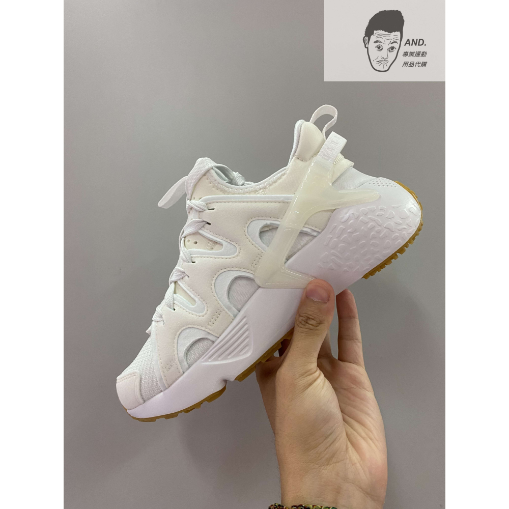 【AND.】NIKE AIR HUARACHE CRAFT 休閒 運動 復古 女款 白/灰藍 DQ8031101/002-細節圖8