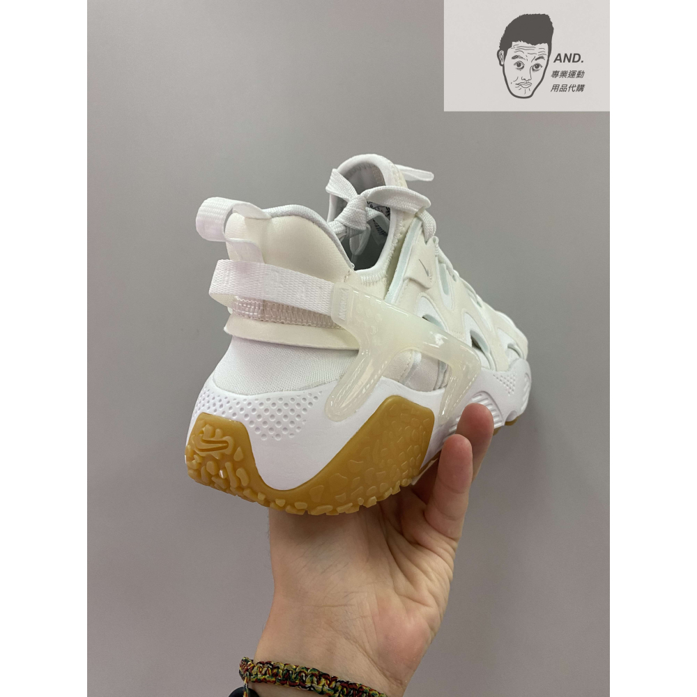 【AND.】NIKE AIR HUARACHE CRAFT 休閒 運動 復古 女款 白/灰藍 DQ8031101/002-細節圖9