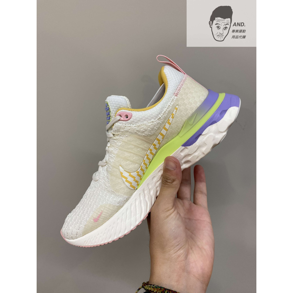 【AND.】NIKE REACT INFINITY RUN FK 3 慢跑 休閒 訓練 女款 FD4619-111-細節圖4