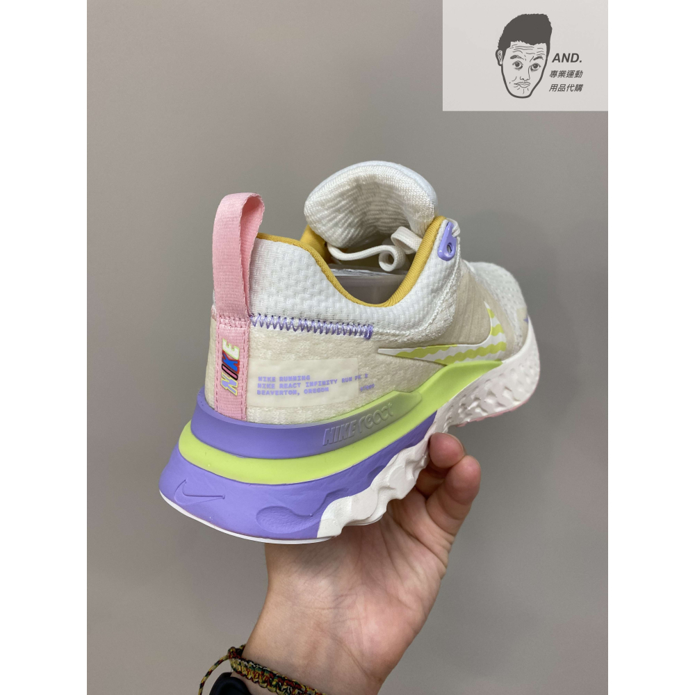 【AND.】NIKE REACT INFINITY RUN FK 3 慢跑 休閒 訓練 女款 FD4619-111-細節圖5