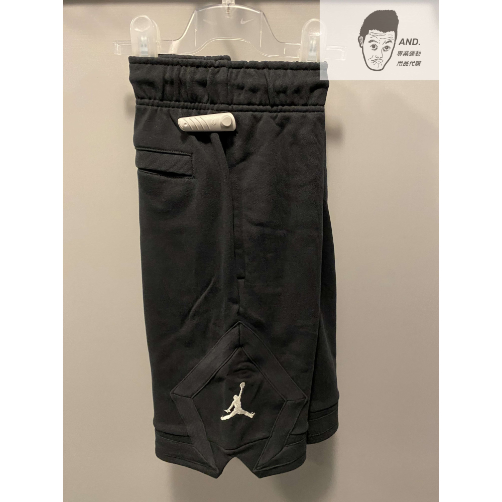 【AND.】NIKE JORDAN ESS FLEECE SHORT 黑色 棉褲 抽繩 短褲 男款 DQ7473-010-細節圖2