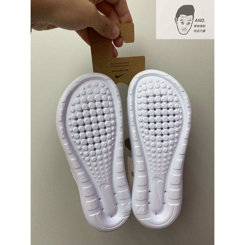 【AND.】NIKE VICTORI ONE SLIDE 運動 防水拖鞋 女款 黑/白 CZ7836-001/100-細節圖7