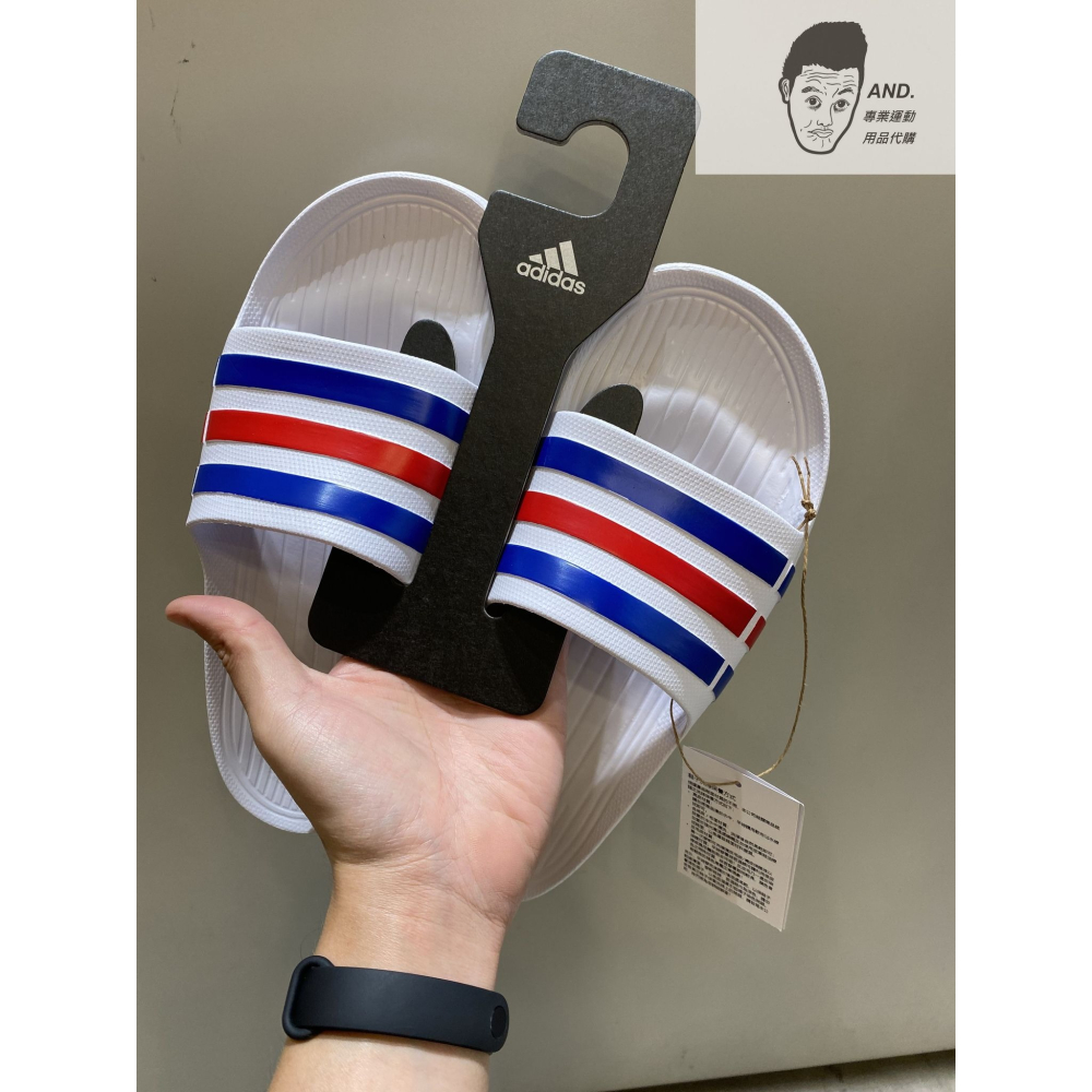 【AND.】現貨 ADIDAS 愛迪達 拖鞋 防水 防臭 無海綿 一體成形 男女款 黑/白/深藍-細節圖3