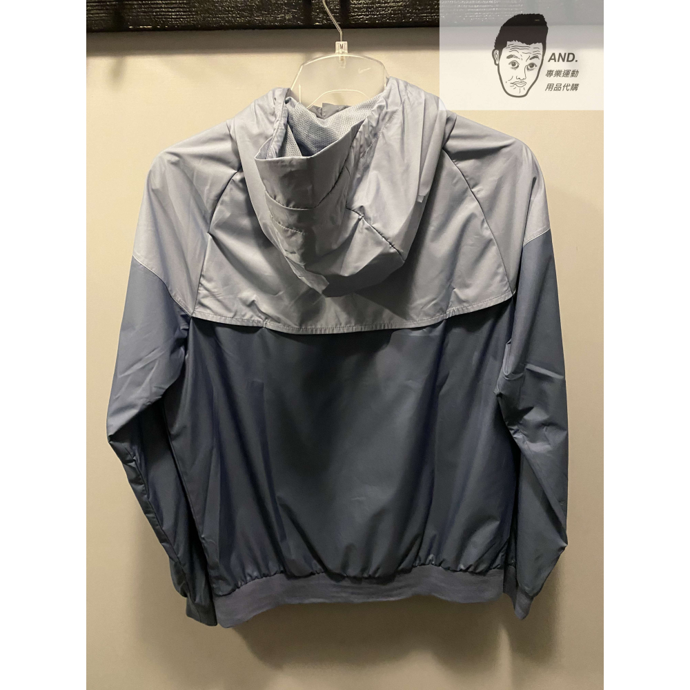 【AND.】NIKE WINDRUNNER 灰藍色 運動 休閒 連帽外套 防風 風衣 男款 727325-492-細節圖2