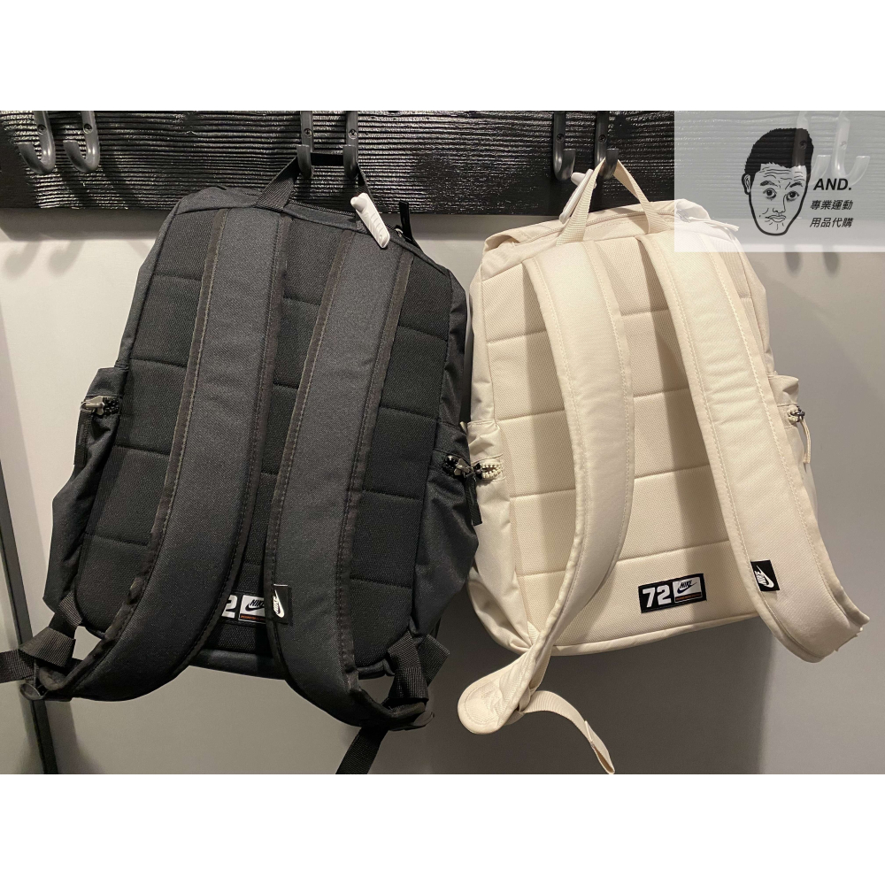 【AND.】NIKE HERITAGE BKPK 旅行 大容量 束口 雙肩 後背包 黑/米 BA6150-010/104-細節圖2