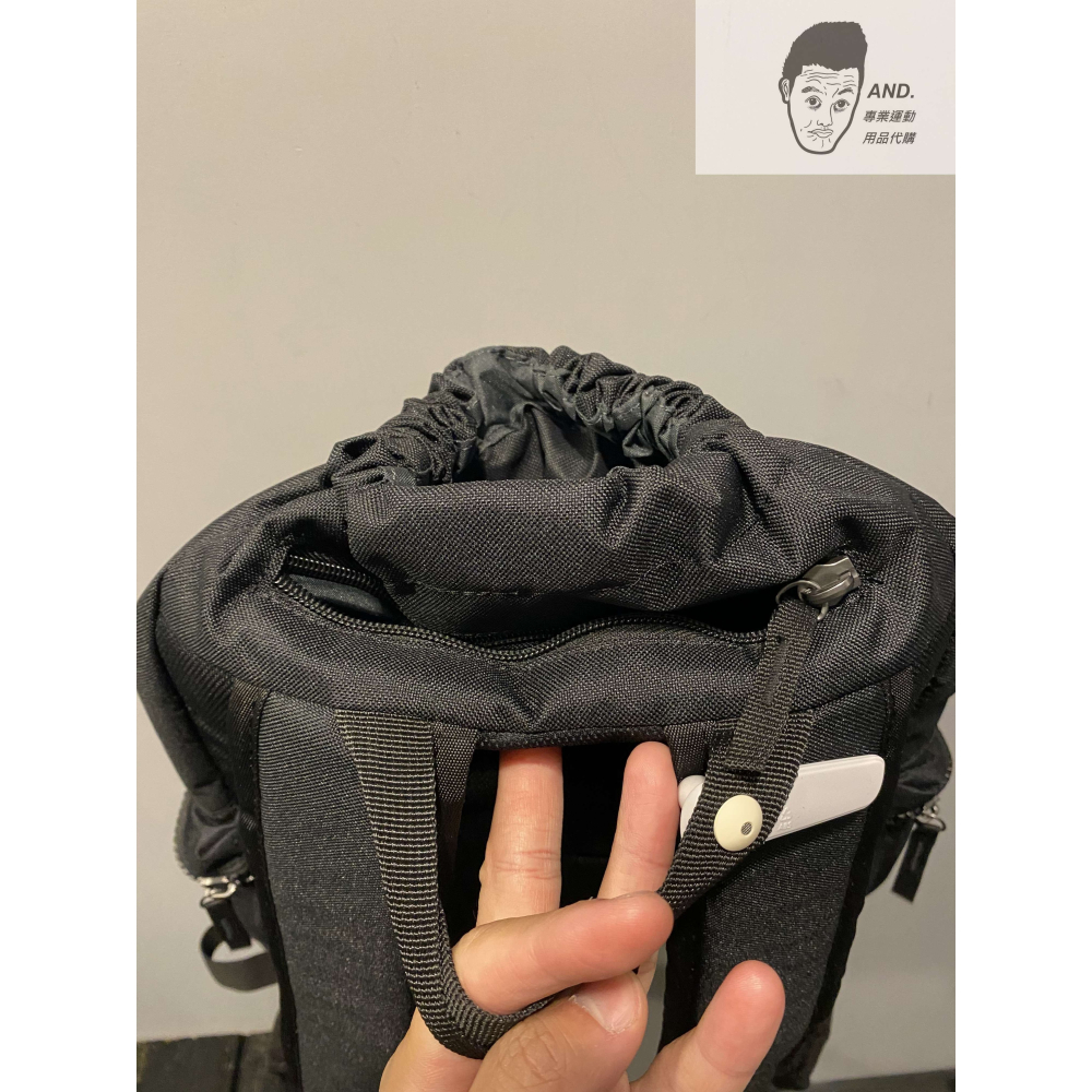【AND.】NIKE HERITAGE BKPK 旅行 大容量 束口 雙肩 後背包 黑/米 BA6150-010/104-細節圖7