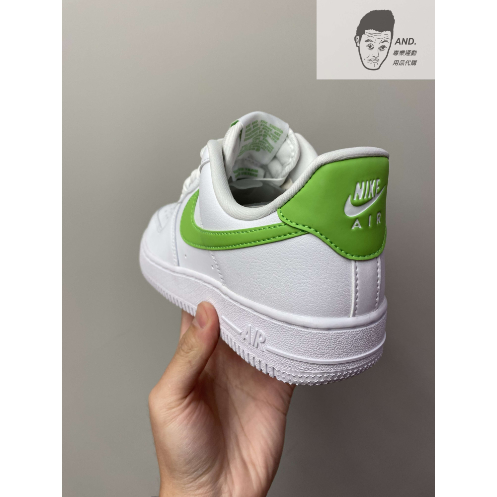 【AND.】NIKE AIR FORCE 1 白綠 休閒 復古 穿搭 女款 DD8959-112-細節圖4