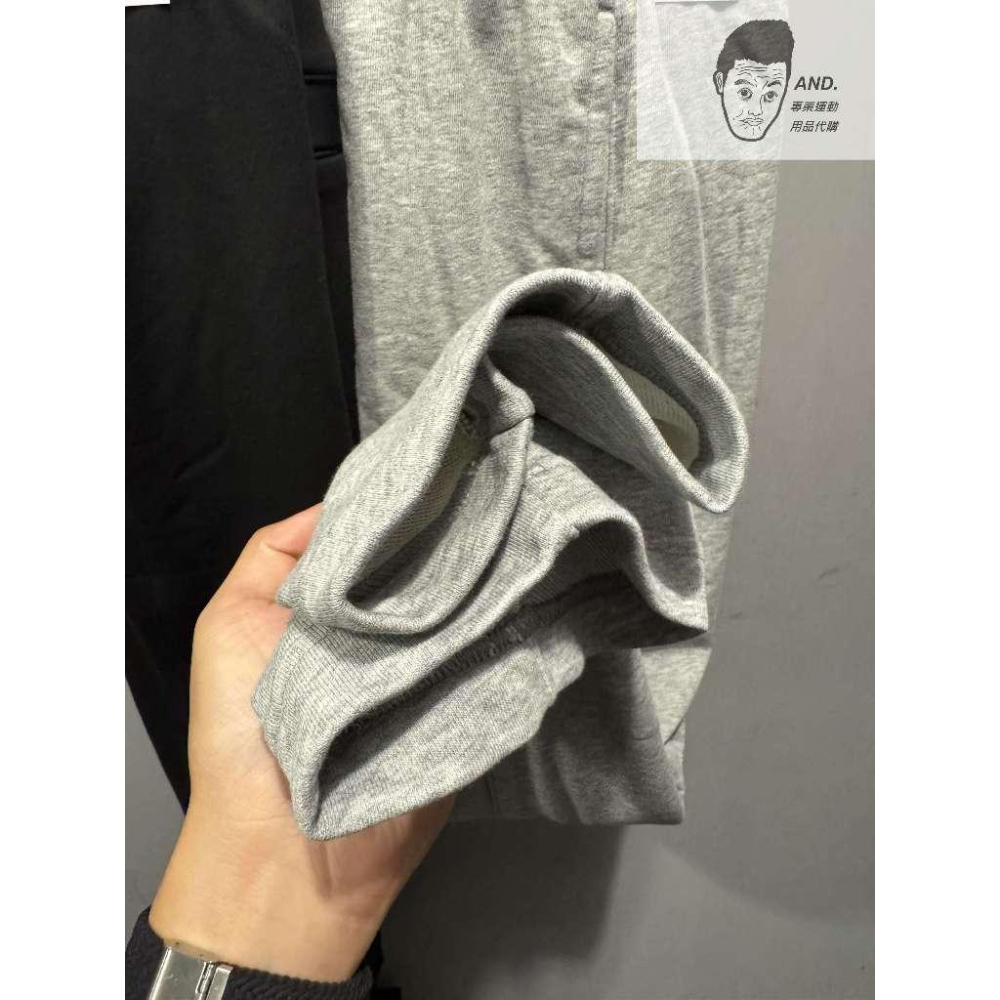 【AND.】NIKE NSW CLUB 棉質 刺繡 直筒褲 長褲 黑/灰 BV2714-010/063-細節圖3