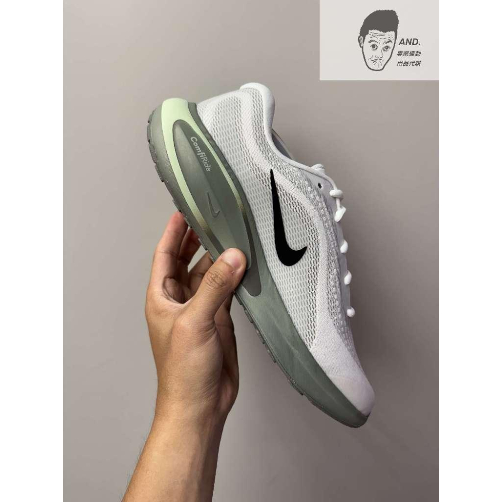 【AND.】NIKE JOURNEY RUN 白綠 透氣 網布 慢跑鞋 男款 FN0228-102-細節圖3