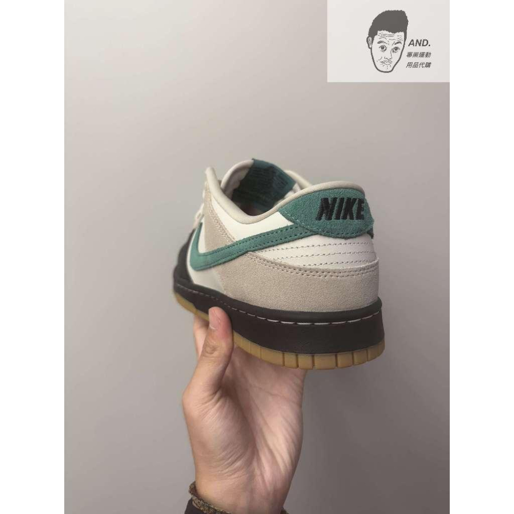 【AND.】NIKE DUNK LOW 灰黑綠 奶油底 仿舊 復古 休閒 男款 HQ3483-104-細節圖4