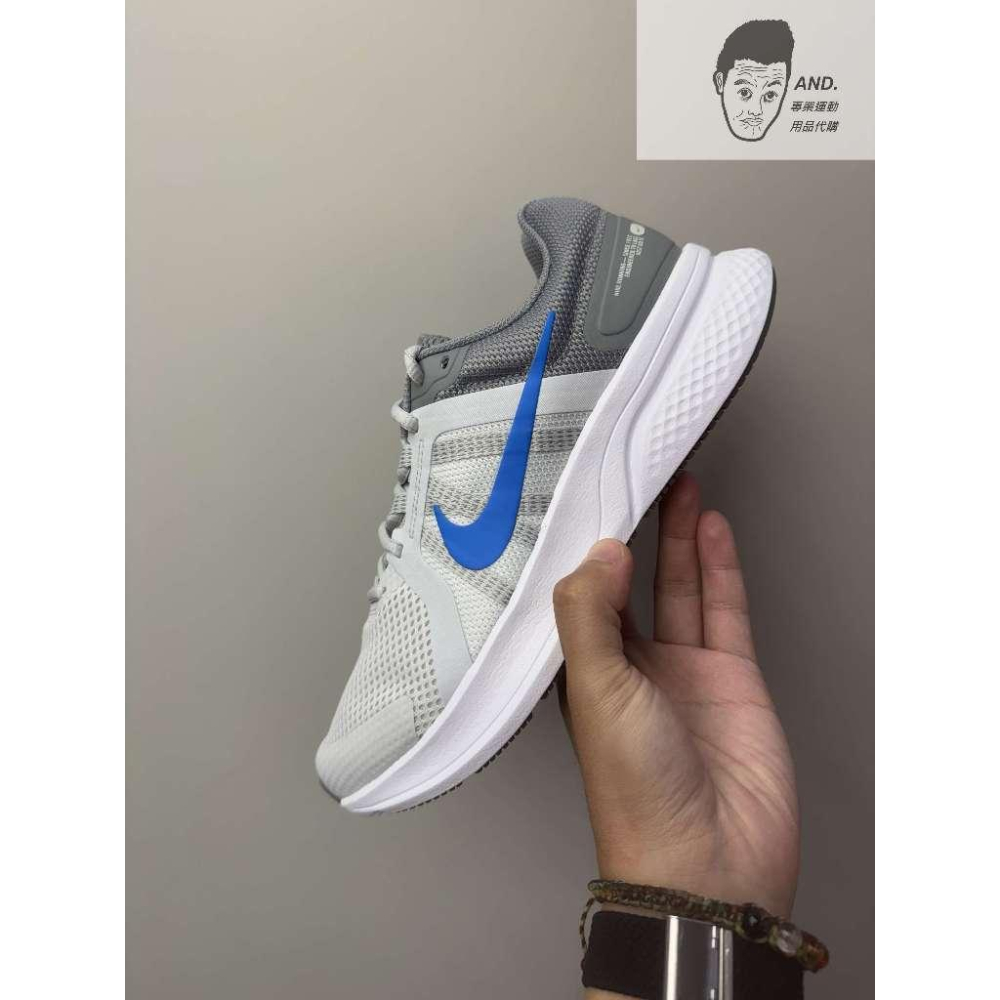 【AND.】NIKE RUN SWIFT 2 運動 網布 訓練 慢跑鞋 男款 灰白/藍 CU3517-015/400-細節圖3