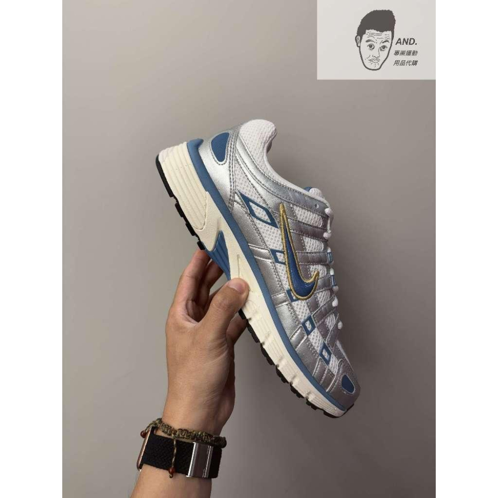 【AND.】NIKE P-6000 銀藍 休閒 穿搭 復古 老爹鞋 男女款 HJ7246-100-細節圖3